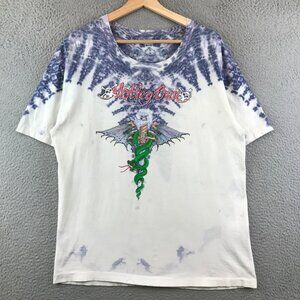 Vintage 80s Motley Crue  Dr. Feelgood Tie Dye Symmetria T Shirt size M